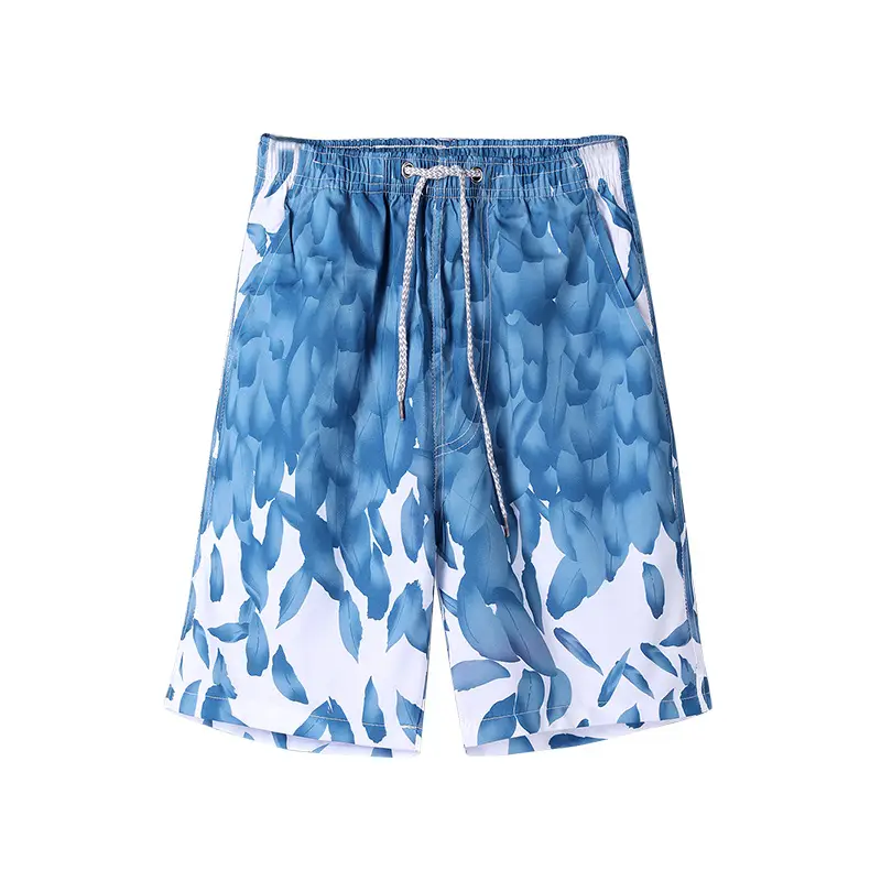 2026 Men's Blue Leaf Sublimation Shorts - Image 8