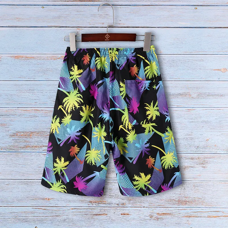 2026 Men's Blue Leaf Sublimation Shorts - Image 2
