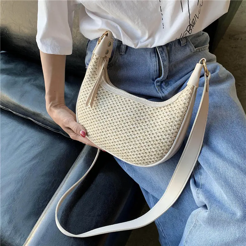 Women's Straw One-shoulder Bag 2021 New Trendy - Image 2