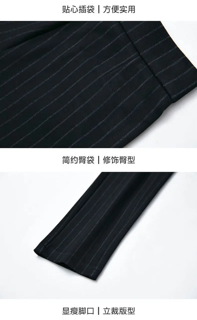 Black Pocket Casual Pants for Women Middle Age Elderly — feature 10