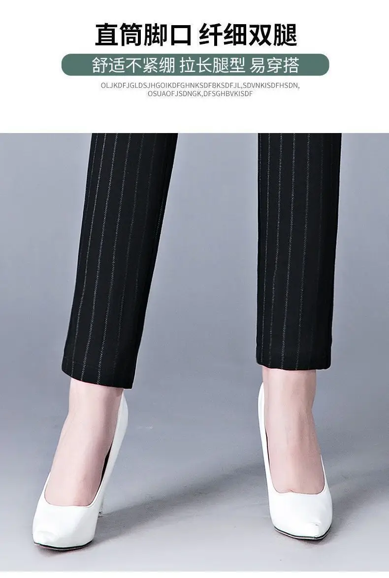 Black Pocket Casual Pants for Women Middle Age Elderly — feature 16