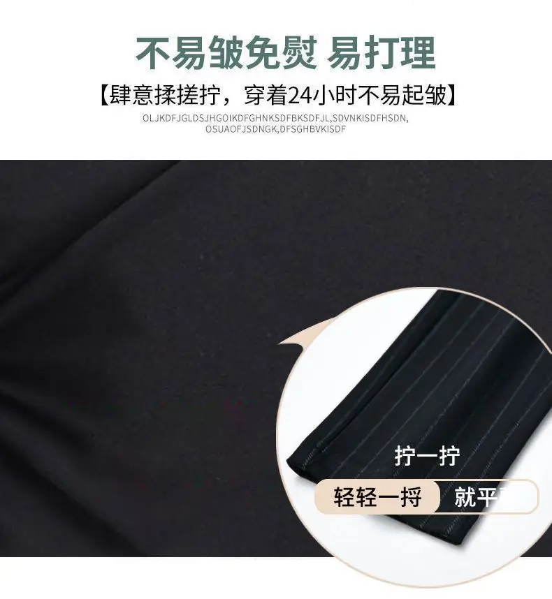 Black Pocket Casual Pants for Women Middle Age Elderly — feature 8