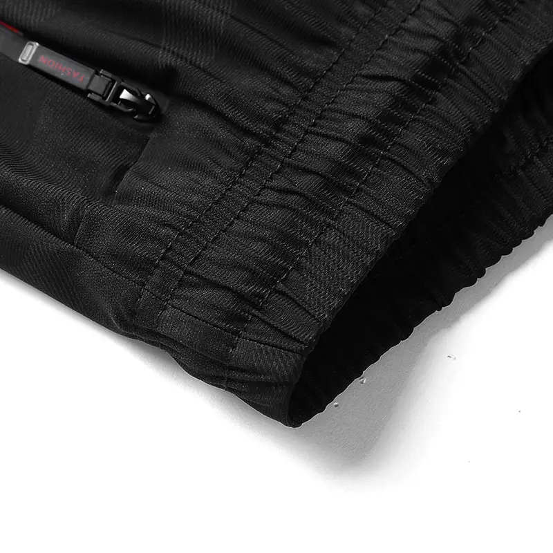 Men's Black Ice Silk Shorts Half-Length Loose Running Pants - Image 8