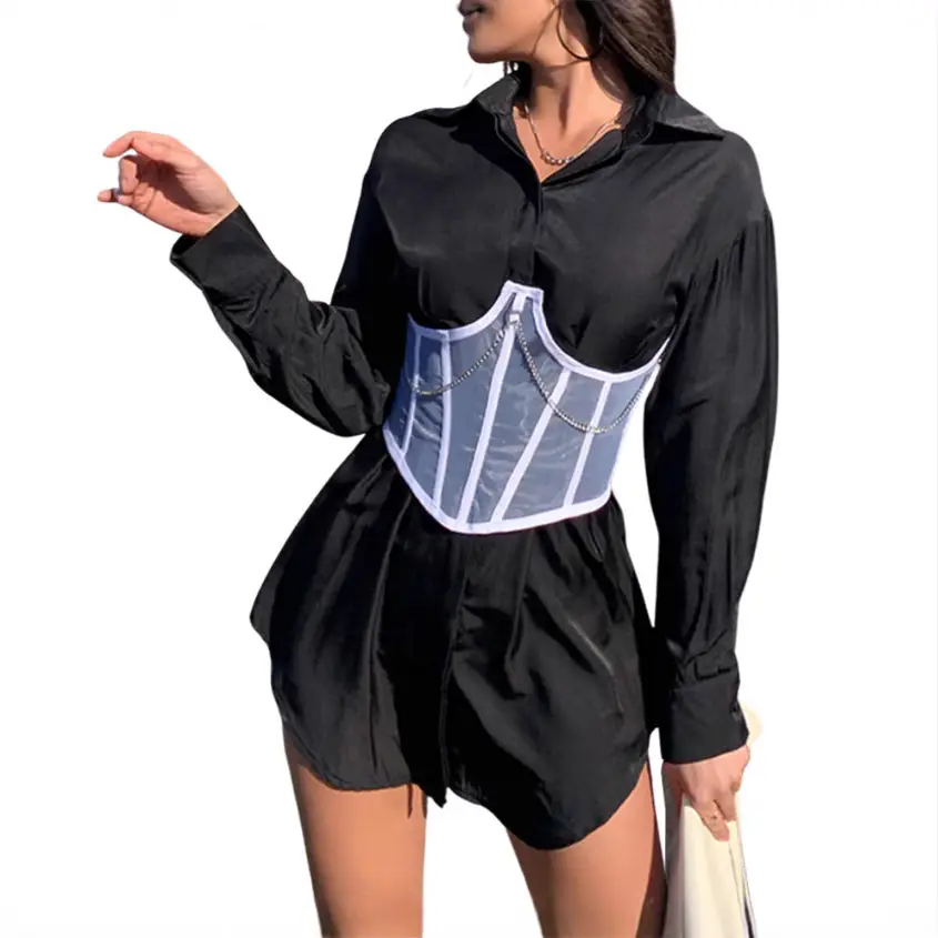 Mesh Chain Chest Support Waist Belt Women 2021