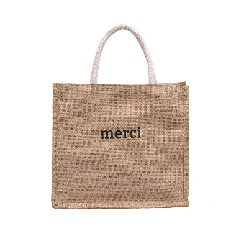 Korea Fashion Linen Handbag for Women 2022 - Image 6