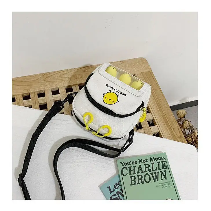 Yellow Cartoon Chicken Bag for Women, Korean Style, Shoulder & Crossbody, 1 Pc - Image 6
