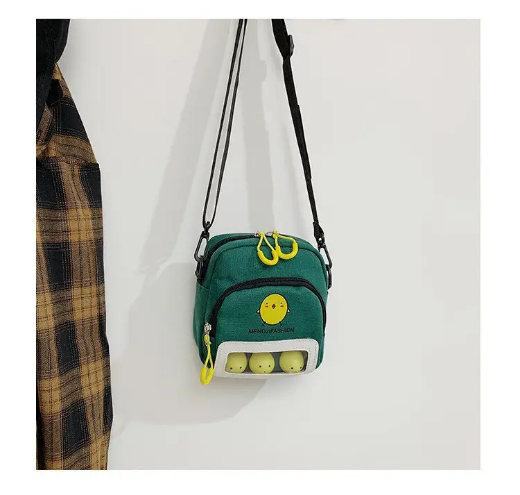Yellow Cartoon Chicken Bag for Women, Korean Style, Shoulder & Crossbody, 1 Pc - Image 3