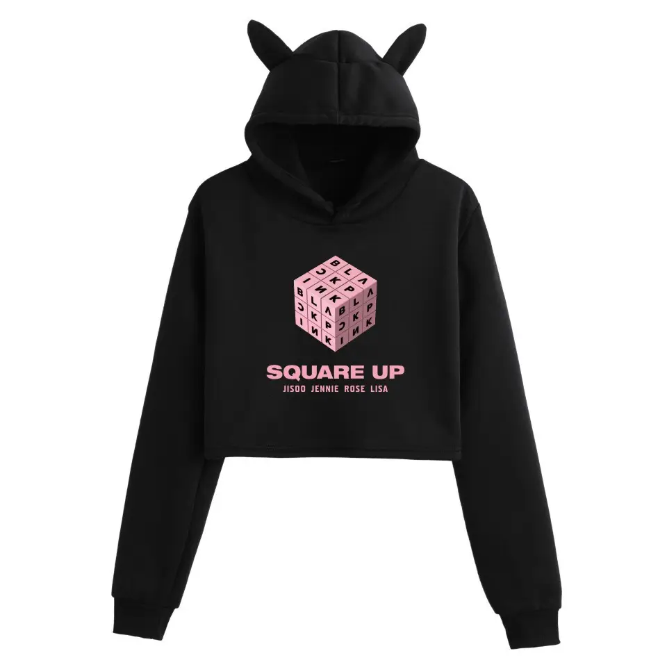Women Pink Cat Ear Hoodie Set Wholesale - Image 5