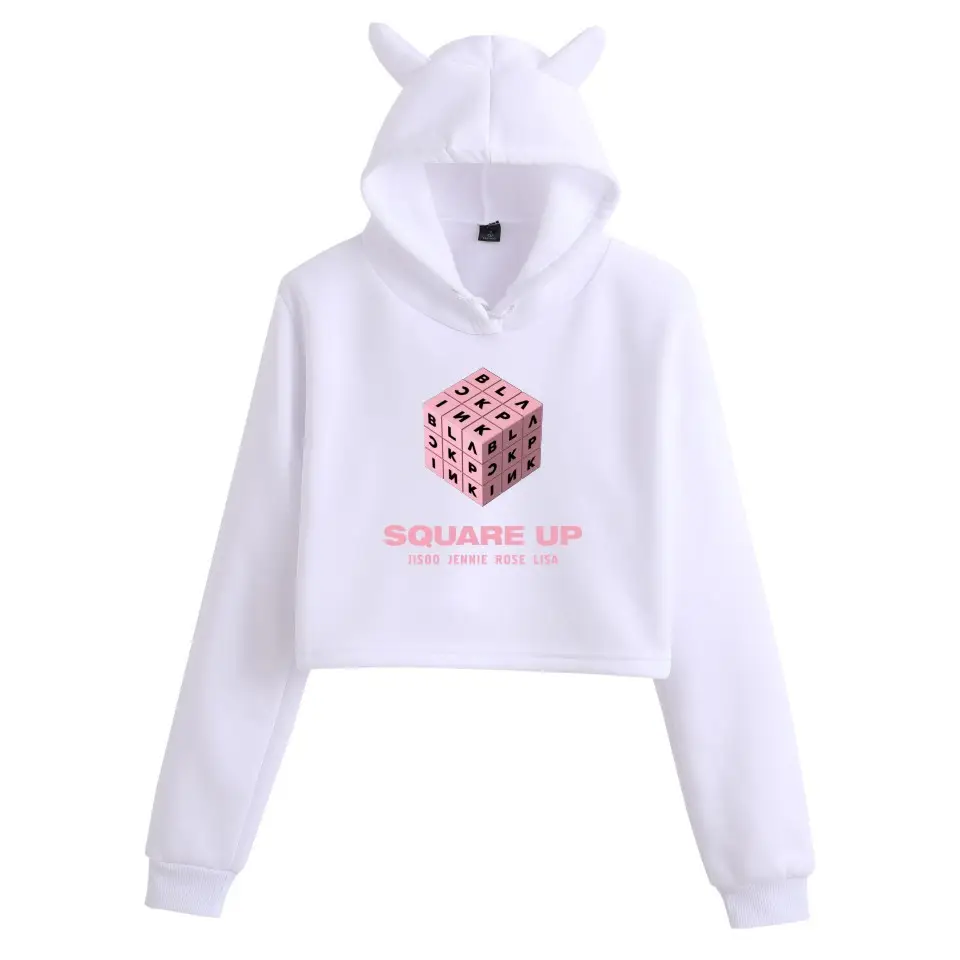 Women Pink Cat Ear Hoodie Set Wholesale - Image 6