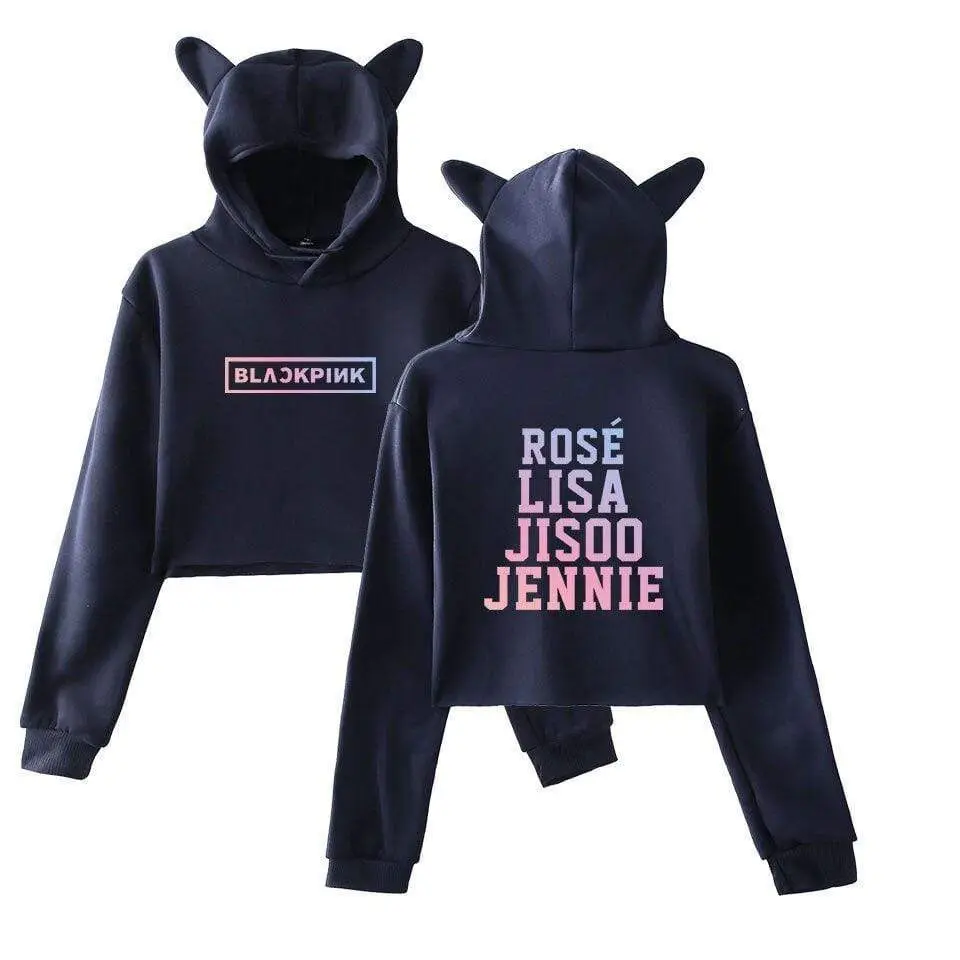 Women Pink Cat Ear Hoodie Set Wholesale - Image 15