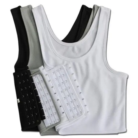 2018 Black Three-Row Hook Sports Chest Vest