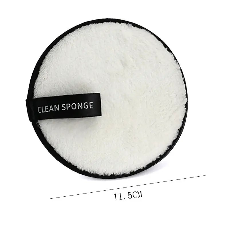 Black Makeup Remover Puff 3 Pieces Set - Image 9