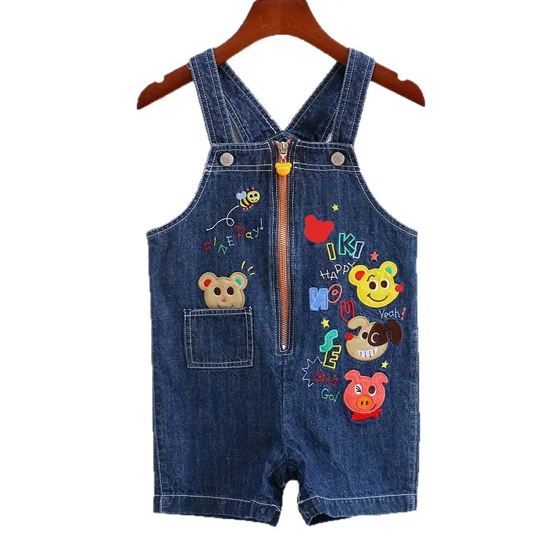 Japanese Style Cartoon Bear Overalls Shorts for Girls - Image 6