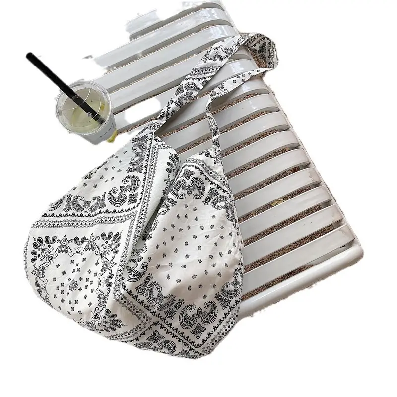 Light Retro Diagonal Shoulder Bag Women Ethnic Casual