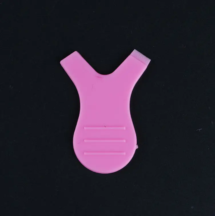 Red Y-Shaped False Eyelash Planting Brush - Image 2