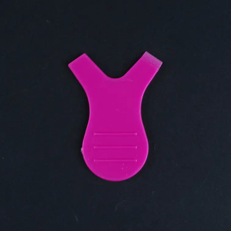 Red Y-Shaped False Eyelash Planting Brush - Image 4