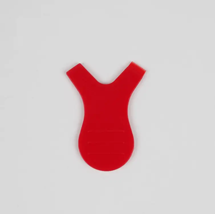 Red Y-Shaped False Eyelash Planting Brush - Image 6