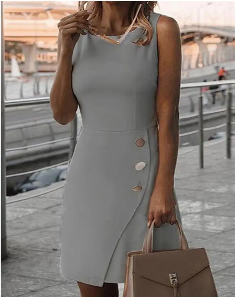 2025 Sleeveless Yellow Templar Dress Ready Stock - Image 4