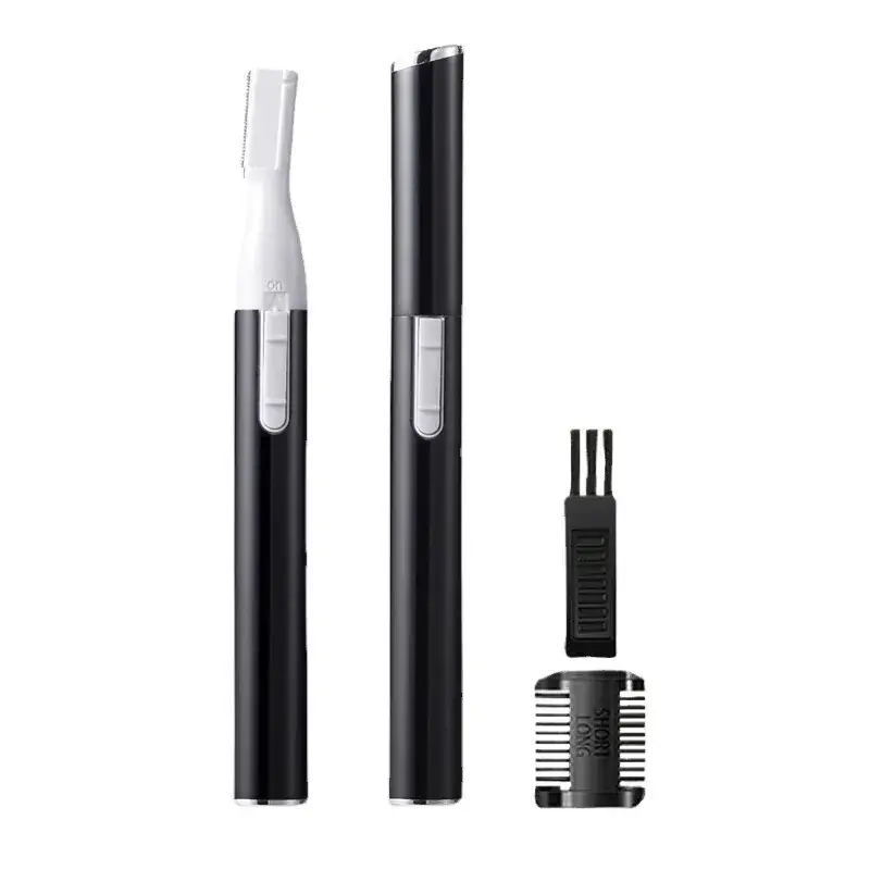 Electric Eyebrow Trimmer for Women Pink Black - Image 8