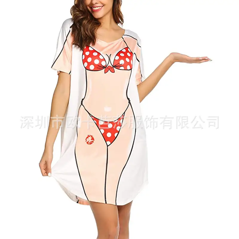 2023 Summer Printed Bikini Dress for Women - Image 2