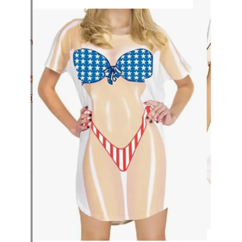 2023 Summer Printed Bikini Dress for Women - Image 23