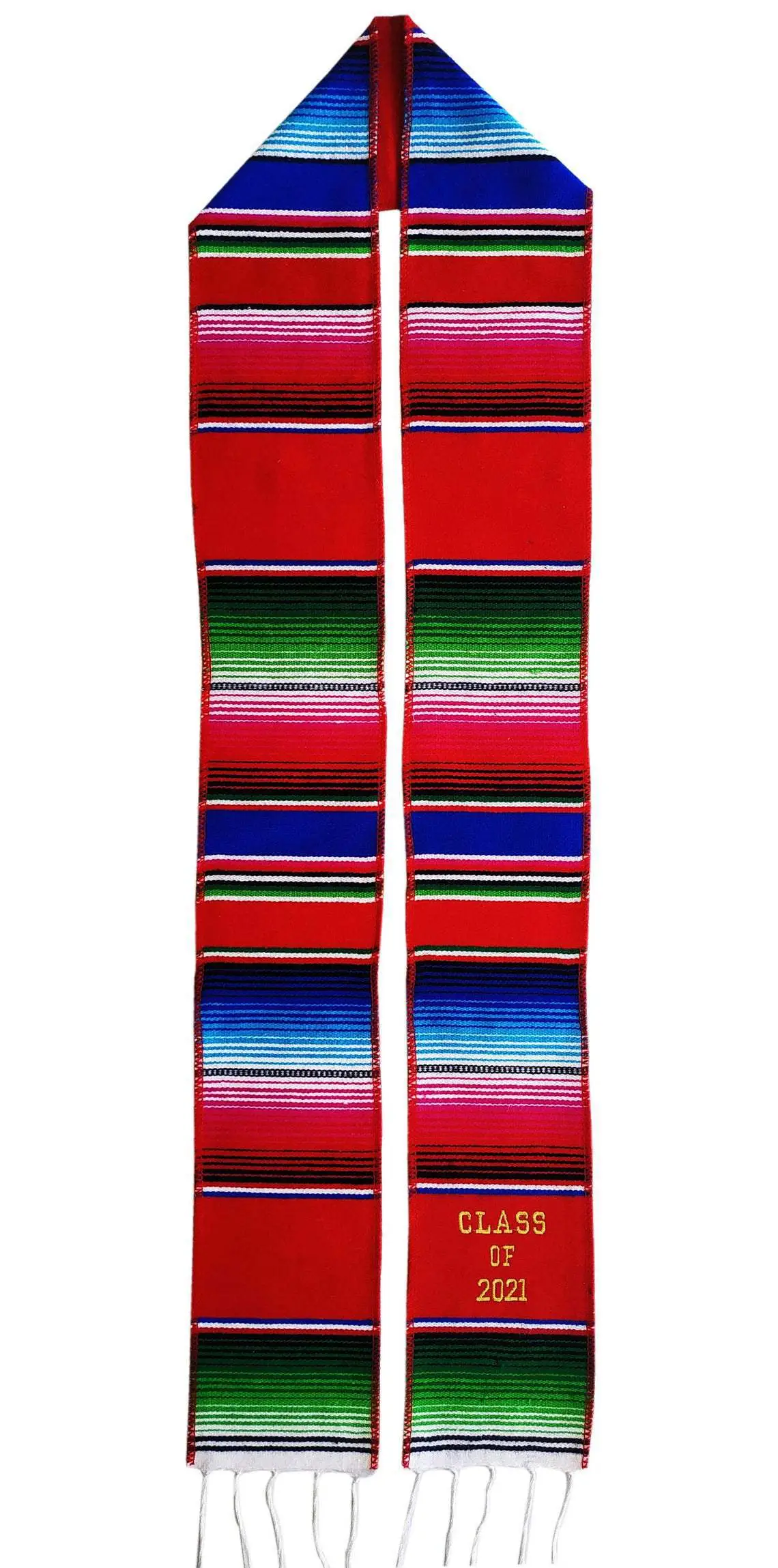 Hand Embroidered Graduation Belt Black Color Strip