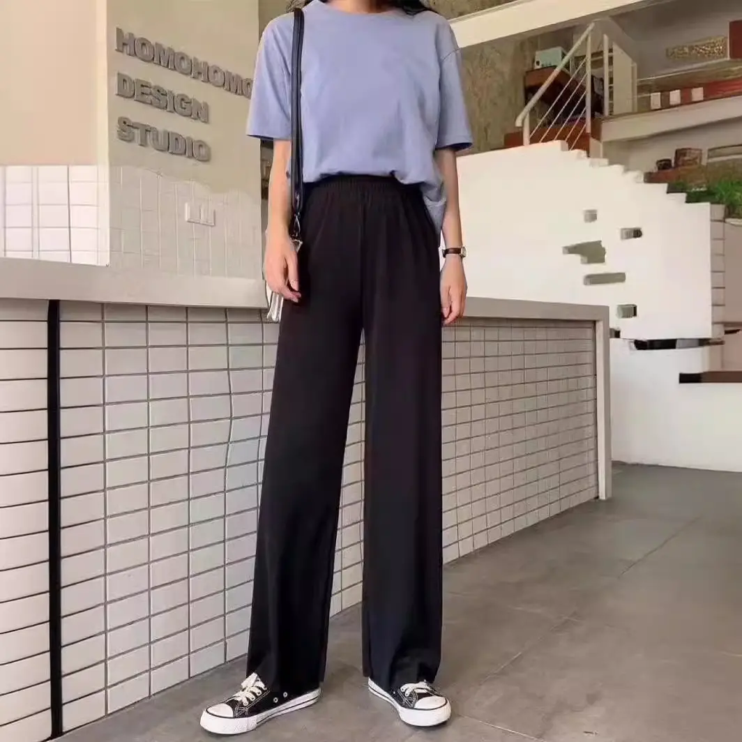 2024 Beltless Wide Leg Pants with Slimming Trousers Set - Image 8
