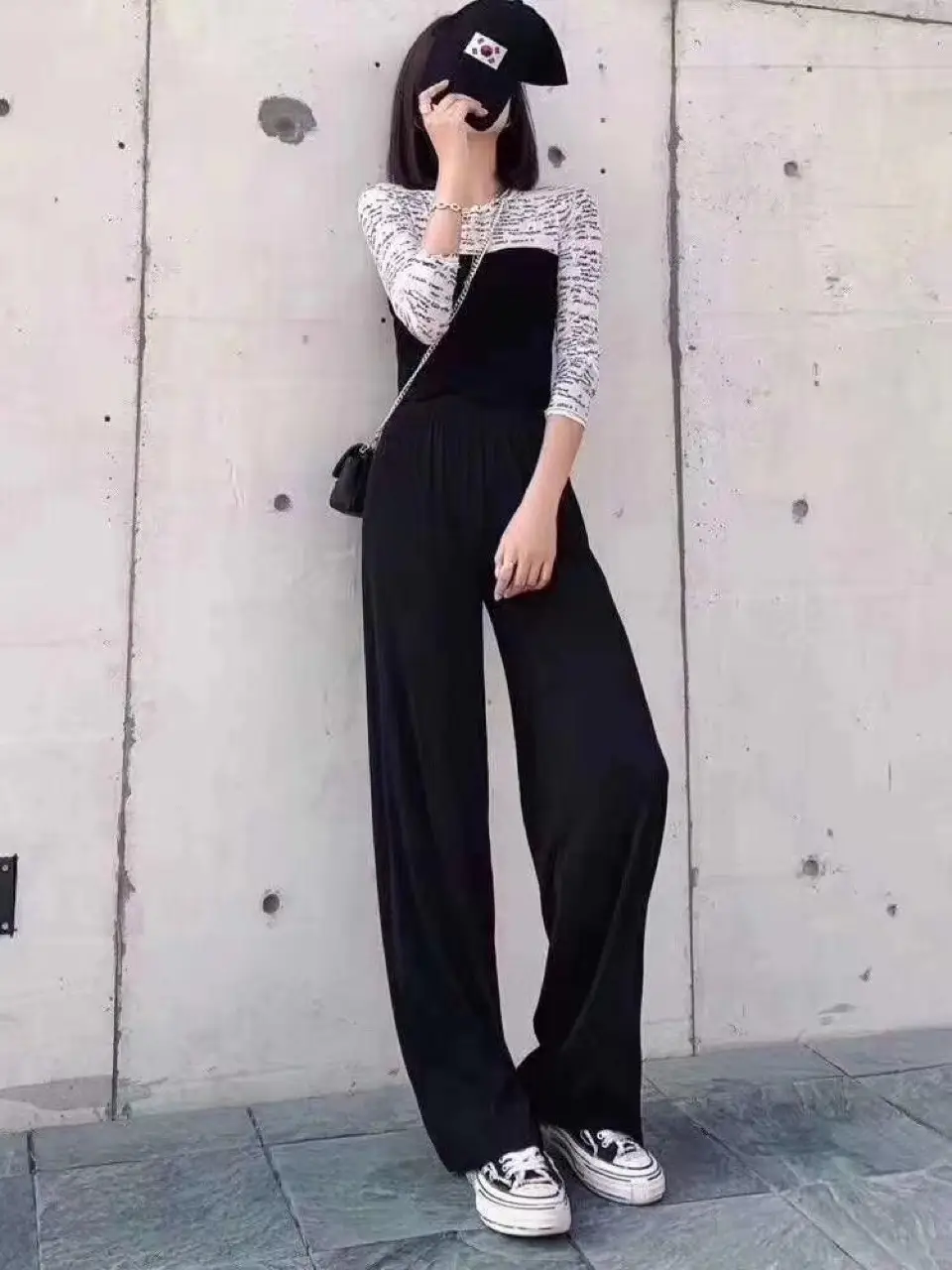 2024 Beltless Wide Leg Pants with Slimming Trousers Set — feature 2