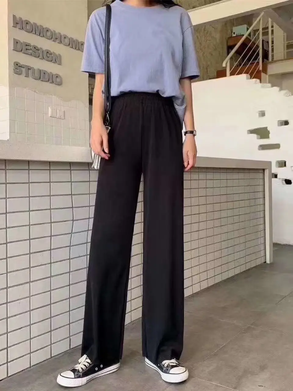 2024 Beltless Wide Leg Pants with Slimming Trousers Set — feature 4