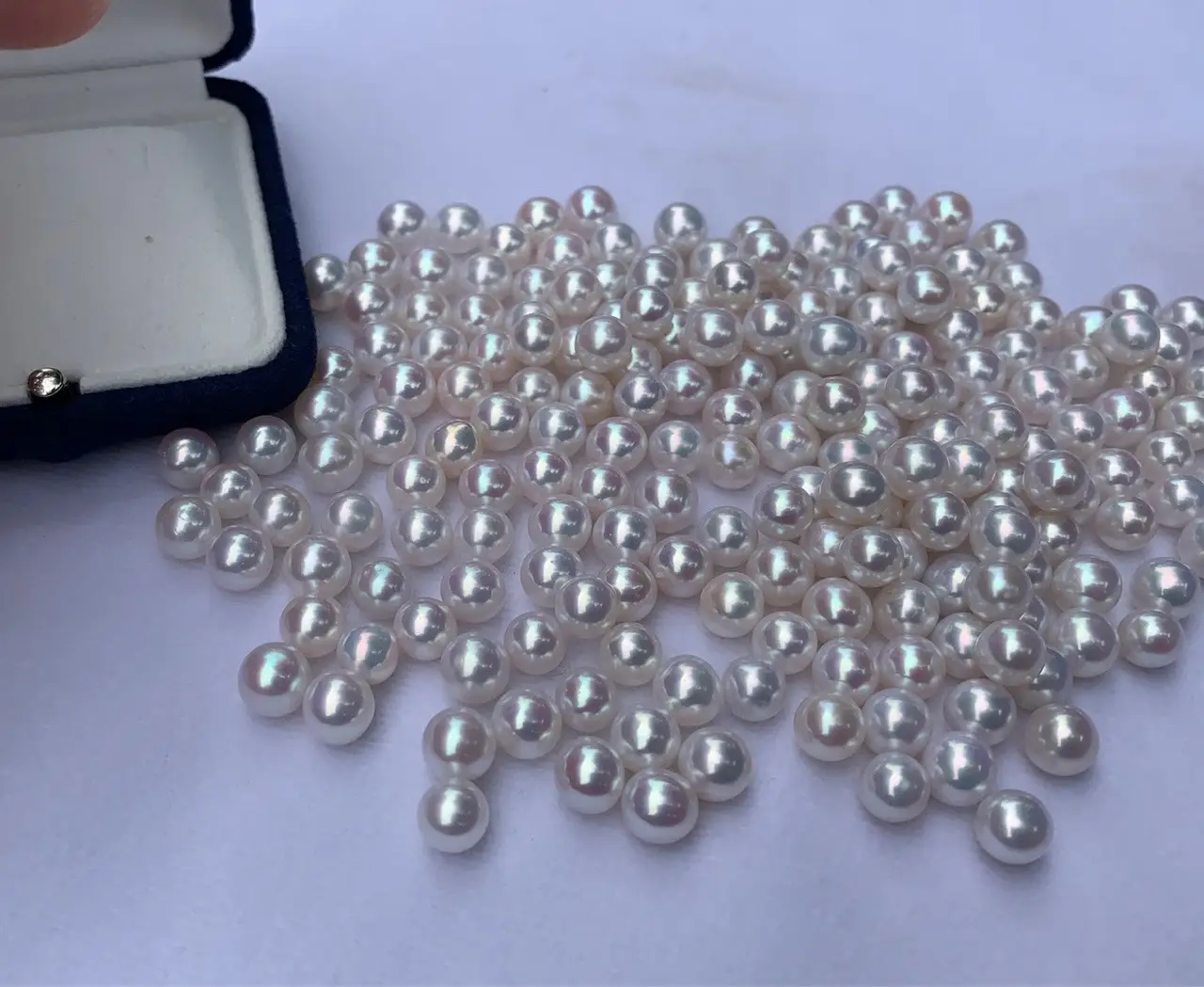 New White Transparent Pearl Beads 6.5-7mm Wholesale — feature 2