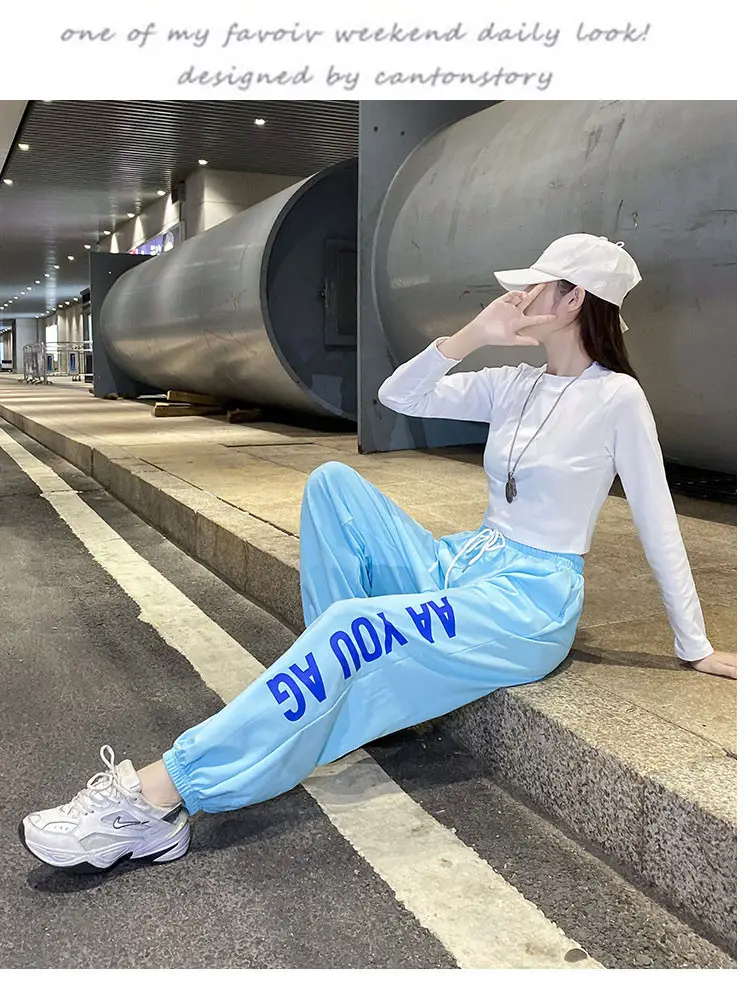 Women Printed Jogger Pants Black Green 2025 Summer — feature 11