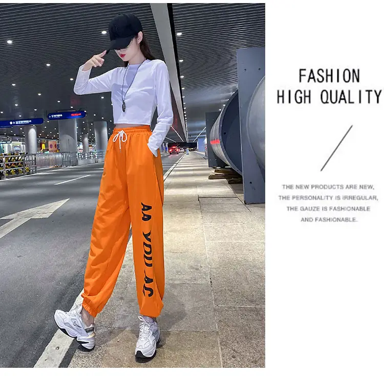 Women Printed Jogger Pants Black Green 2025 Summer — feature 8