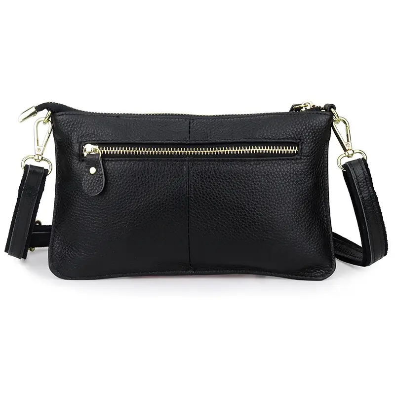 Women's Genuine Leather Crossbody Bag Brown - Image 18