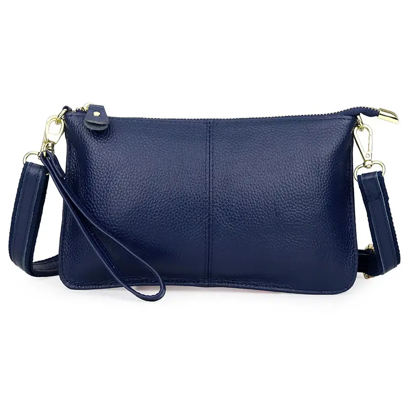 Women's Genuine Leather Crossbody Bag Brown - Image 19