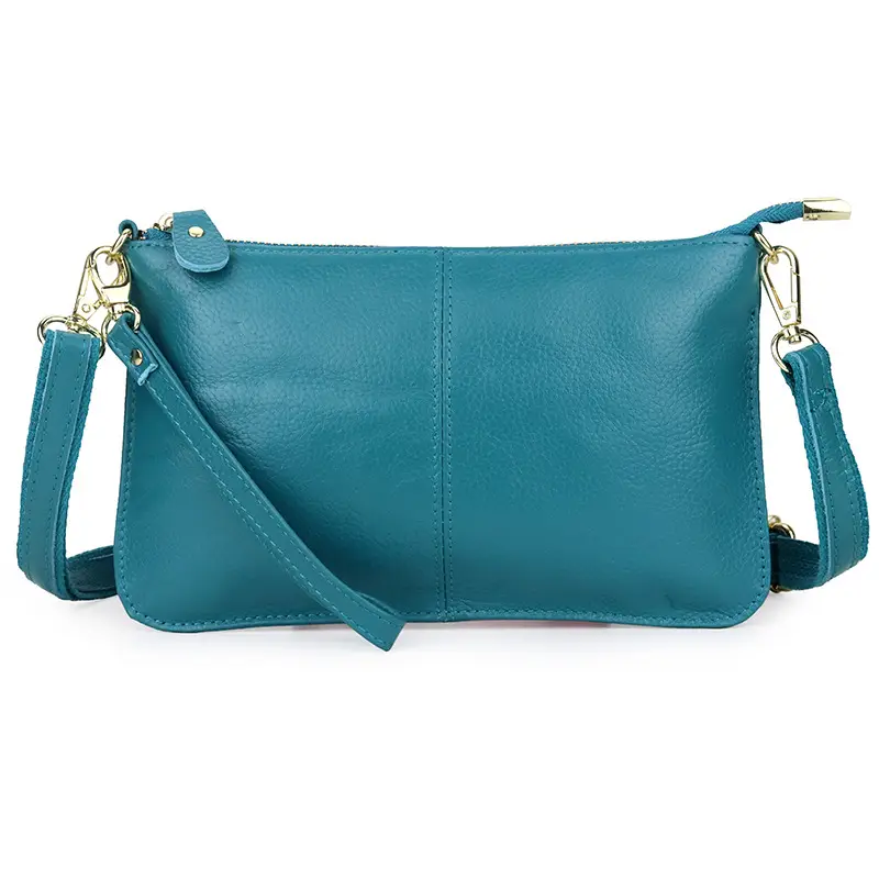 Women's Genuine Leather Crossbody Bag Brown - Image 10