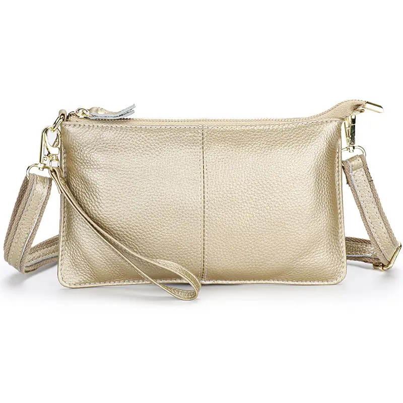 Women's Genuine Leather Crossbody Bag Brown