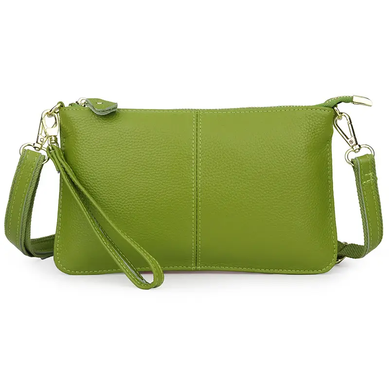 Women's Genuine Leather Crossbody Bag Brown - Image 5