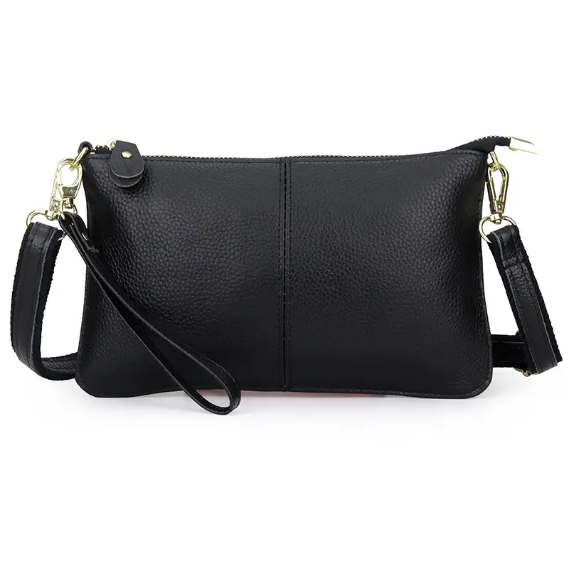 Women's Genuine Leather Crossbody Bag Brown - Image 6