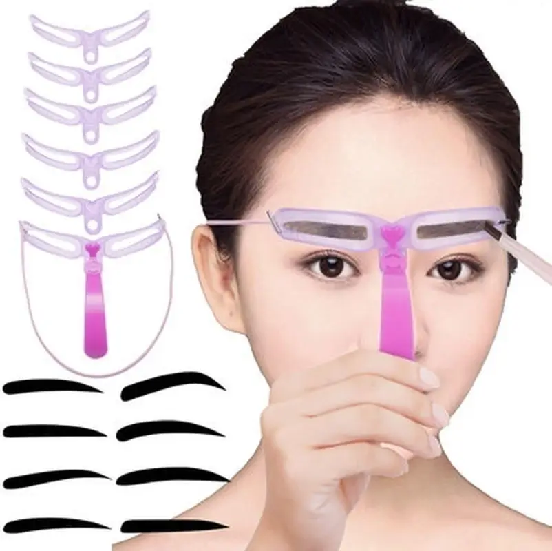 Four-Generation Thrush Eyebrow Stickers 8 Shapes — feature 13