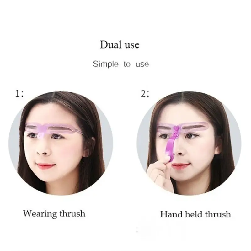 Four-Generation Thrush Eyebrow Stickers 8 Shapes — feature 17
