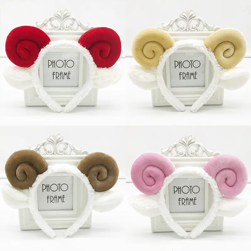 Cute Cartoon Plush Headbands for Women - Image 5