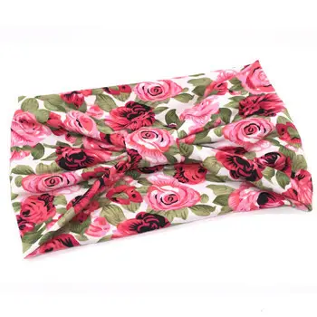 Women's Printed Elastic Headband with Wide Bristle - Image 28