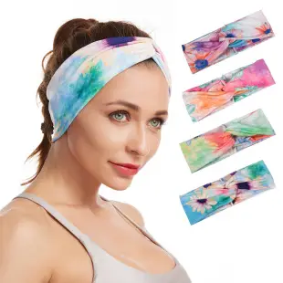 Women's Printed Elastic Headband with Wide Bristle — feature 26