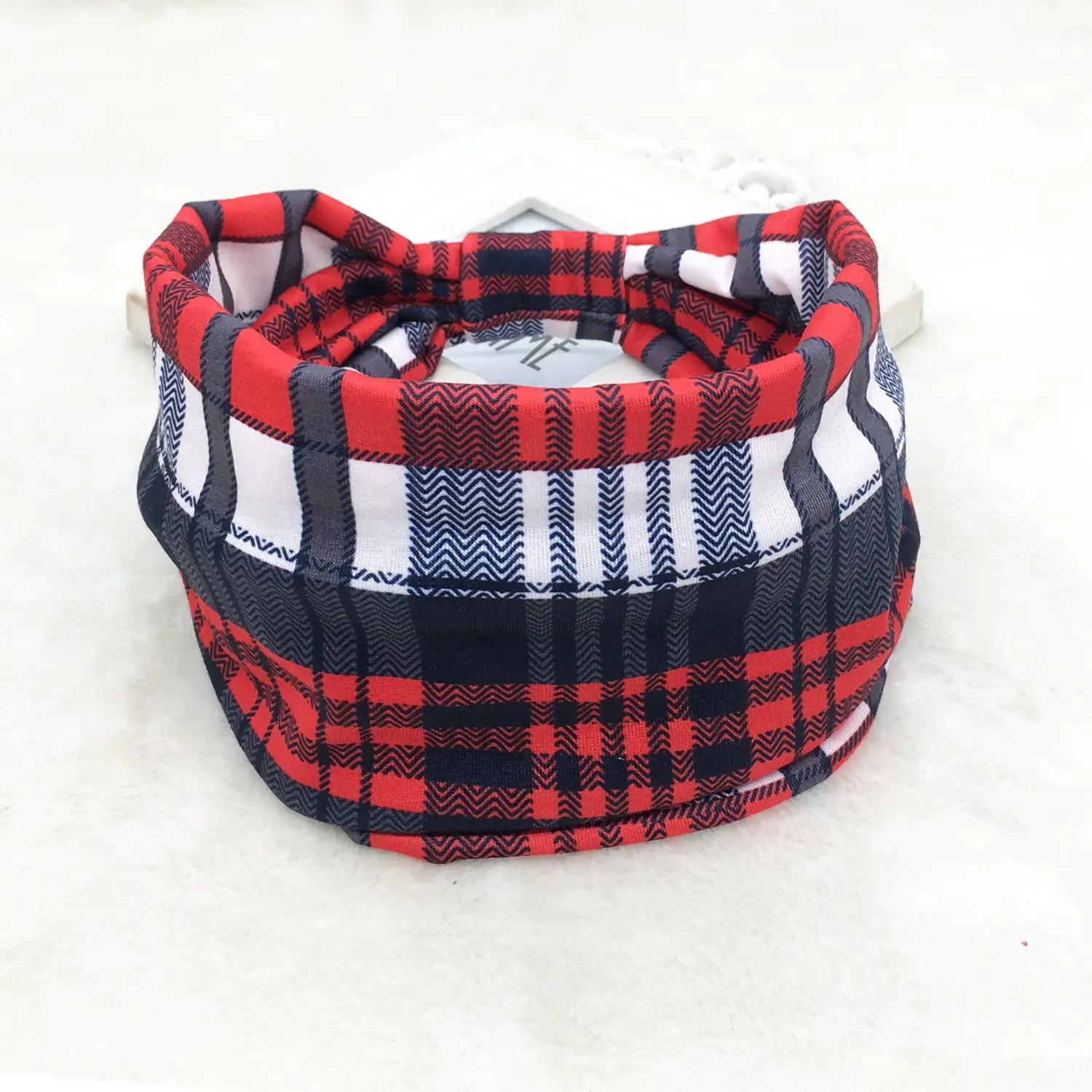 Women's Printed Elastic Headband with Wide Bristle - Image 12