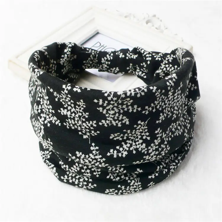 Women's Printed Elastic Headband with Wide Bristle - Image 14