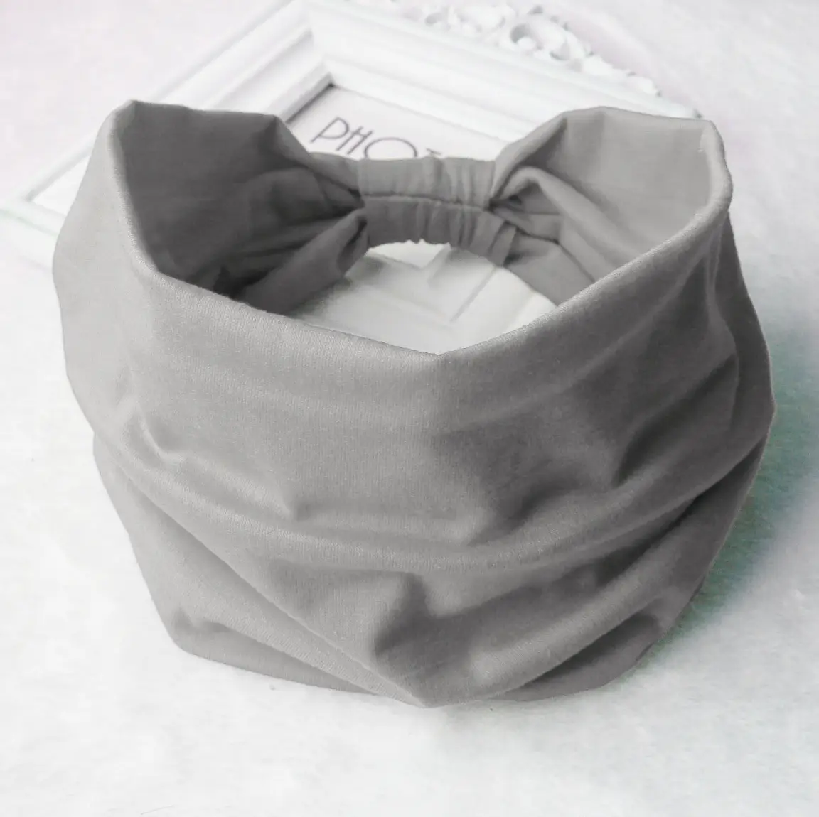Women's Printed Elastic Headband with Wide Bristle - Image 2