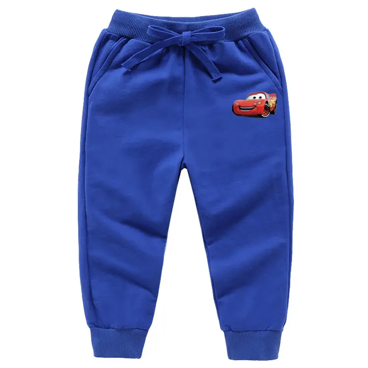 2023 Kids Yellow Car Print Trousers Medium Small - Image 11
