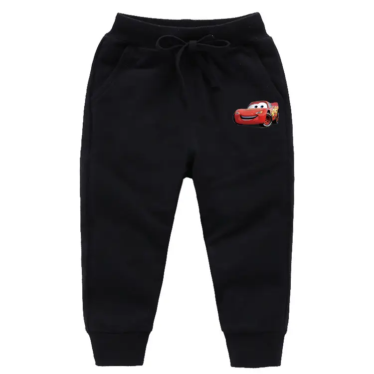 2023 Kids Yellow Car Print Trousers Medium Small - Image 4