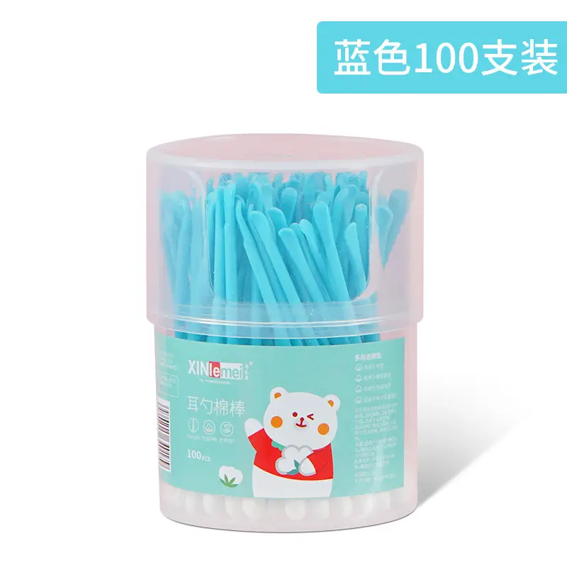 500 Pack Wooden Cotton Swabs Double Headed Makeup Remover