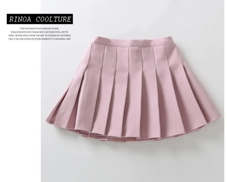 Girls Navy Blue Pleated Skirt Summer Wear — feature 11